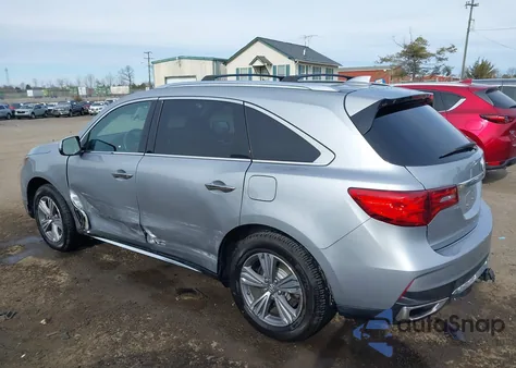 2019 Acura Mdx Standard z USA, uszkodzony, nr VIN 5J8YD4H38KL034607
